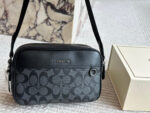 Coach New Arrival Black Men'S Camera Bag Versatile And Spacious