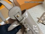 Louis Vuitton All In Bb Bucket Bag Monogram Canvas Embossed Foldable Crossbody Shoulder Bag - Image 5