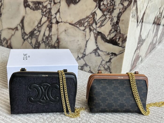 Celine Shell Bag Classic Must-Have Chain Bag - Image 1