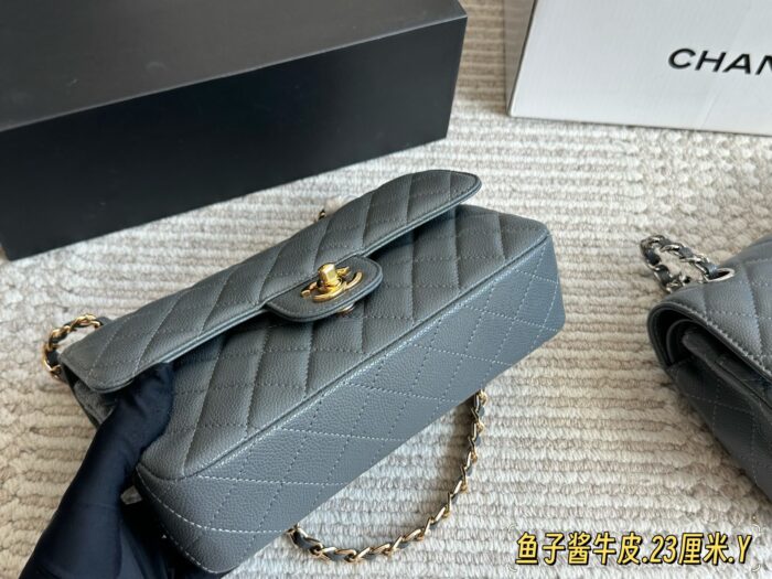 Chanel Cf Series Caviar Calfskin Diamond Quilted Chain Bag - Enhanced Edition With Full Packaging - Image 3