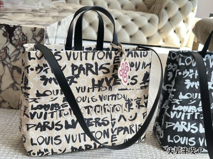 Louis Vuitton Relaxed Chic Top-Grain Leather Underarm Tote Essential Autumn/Winter Styling Companion - Image 1