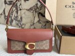 Coach Tabby Replica Cowhide Handbag/Shoulder Bag/Crossbody New Colourway Metal Buckles Dual Carry Options Pearl Chain Generous Capacity - Image 7