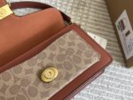 Coach Tabby Replica Cowhide Handbag/Shoulder Bag/Crossbody New Colourway Metal Buckles Dual Carry Options Pearl Chain Generous Capacity - Image 8