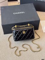 Chanel 24C Double Gold Ball Lambskin Long Box - Image 2