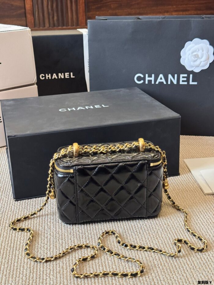 Chanel 24C Double Gold Ball Lambskin Long Box - Image 7