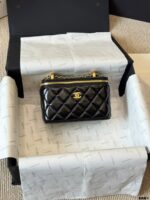 Chanel 24C Double Gold Ball Lambskin Long Box - Image 8