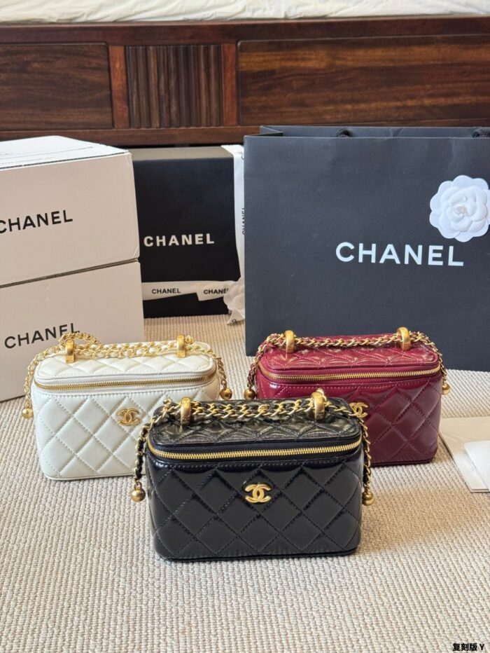 Chanel 24C Double Gold Ball Lambskin Long Box - Image 10