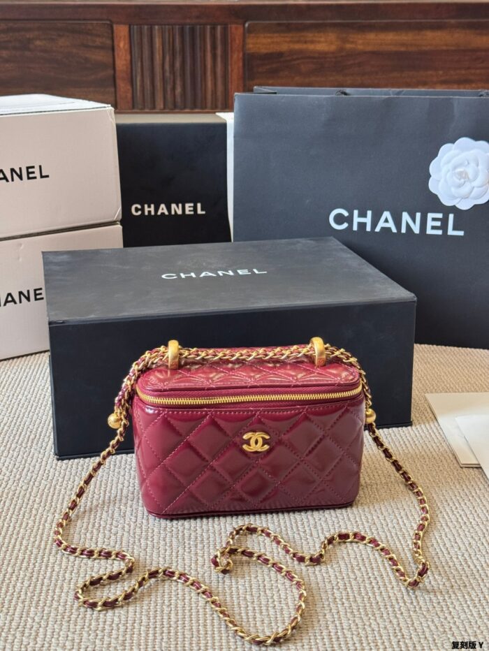 Chanel 24C Double Gold Ball Lambskin Long Box - Image 11