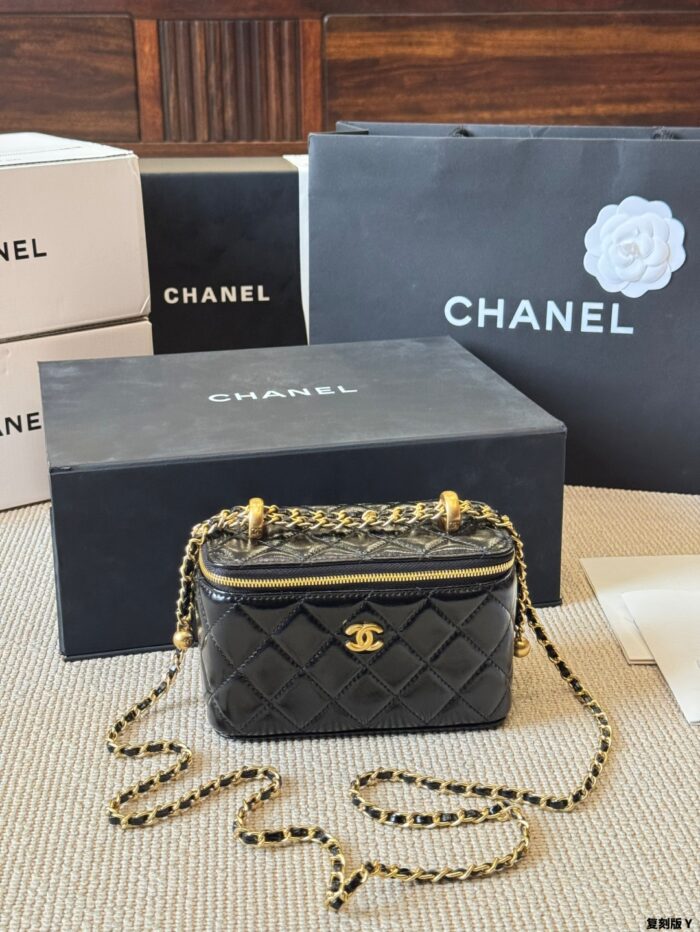 Chanel 24C Double Gold Ball Lambskin Long Box - Image 13