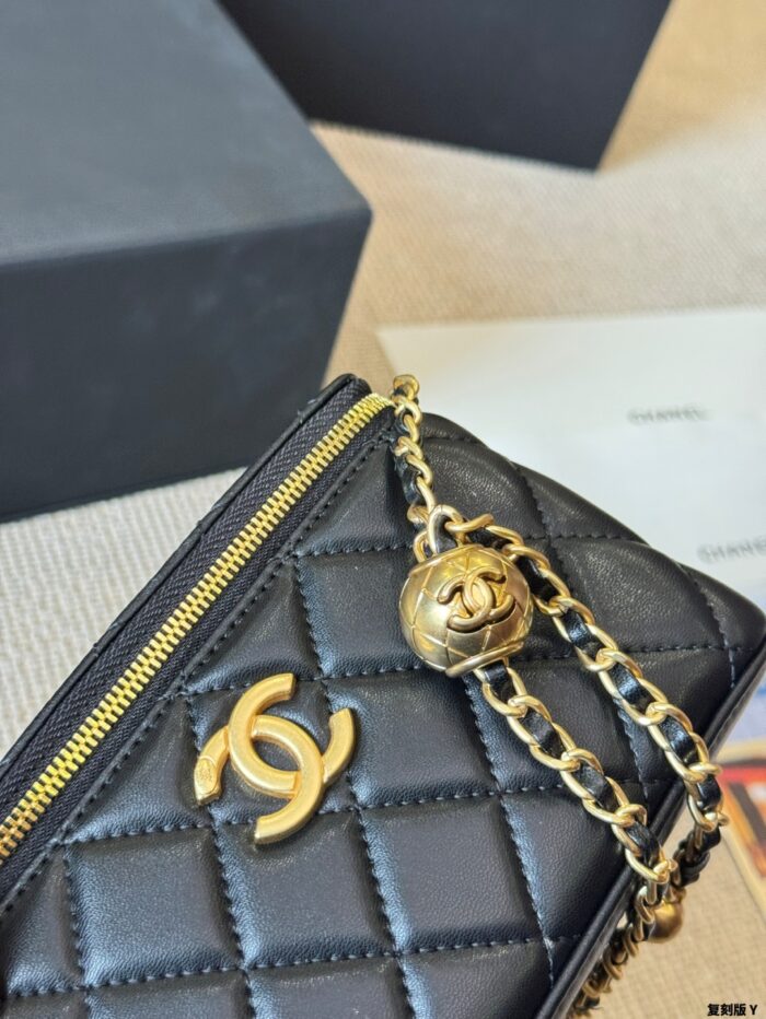 Chanel 24C Replica Edition Gold Ball Lambskin Long Box Bag - Image 7