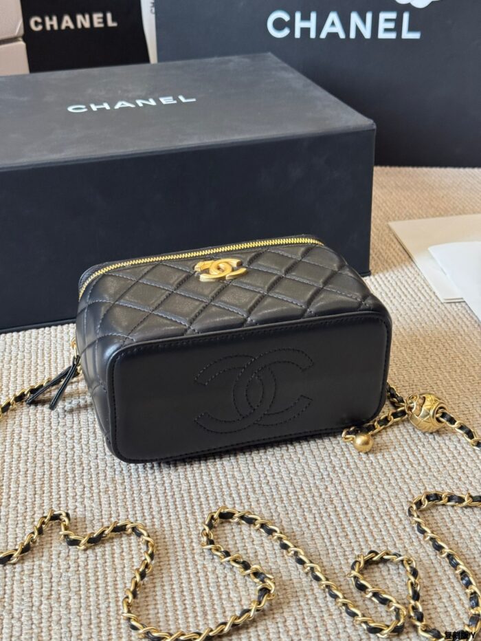 Chanel 24C Replica Edition Gold Ball Lambskin Long Box Bag - Image 8