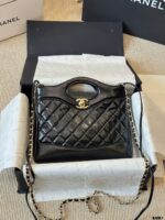 Chanel 24A 31Bag Horizontal Reissue Edition Quilted Double C Chain Bag - Image 14