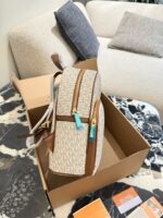 Michael Kors Abbey Series Monogram Mini Print Backpack Exquisite, Practical And Spacious Interior - Image 4