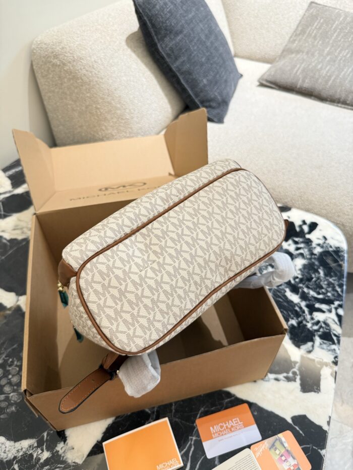 Michael Kors Abbey Series Monogram Mini Print Backpack Exquisite, Practical And Spacious Interior - Image 6
