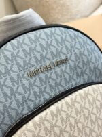Michael Kors Abbey Series Monogram Mini Print Backpack Exquisite, Practical And Spacious Interior - Image 14