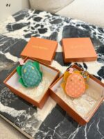 Louis Vuitton Frog Earphone Pouch Keychain Pendant Monogram Canvas With Authentic Details Holds Small Items