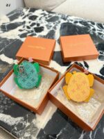 Louis Vuitton Frog Earphone Pouch Keychain Pendant Monogram Canvas With Authentic Details Holds Small Items - Image 2