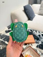 Louis Vuitton Frog Earphone Pouch Keychain Pendant Monogram Canvas With Authentic Details Holds Small Items - Image 4