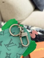 Louis Vuitton Frog Earphone Pouch Keychain Pendant Monogram Canvas With Authentic Details Holds Small Items - Image 6