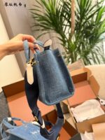 Coach X Matin Kim Collaboration Denim Embroidered Tote Bag - Image 3