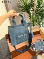 Coach X Matin Kim Collaboration Denim Embroidered Tote Bag - Image 7