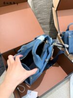 Coach X Matin Kim Collaboration Denim Embroidered Tote Bag - Image 9