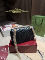 Gucci Marmont Chain Bag Metal Double G Logo Classic, Refined And Stylish - Image 4