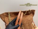 Yves Saint Laurent Suede Chain Bucket Bag Retro Elegance Impressive Capacity Effortlessly Versatile For Both Casual And Formal Occasions - Image 6
