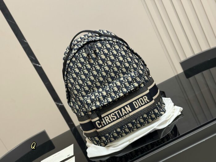 Dior New Backpack Unisex Large Capacity Travel & Student Essential - Image 1