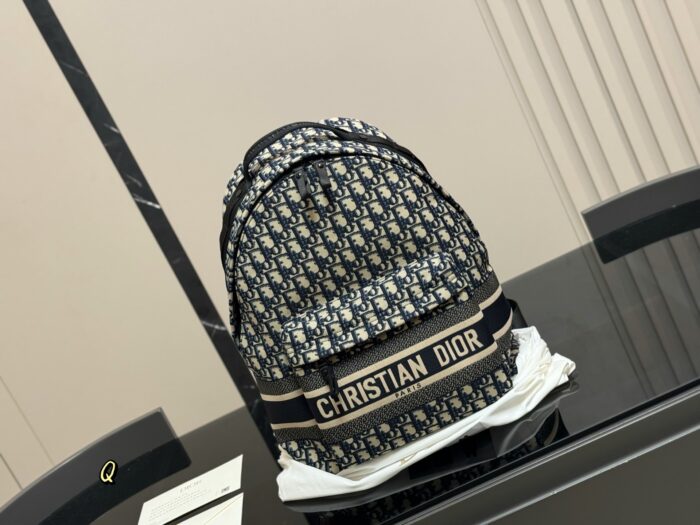 Dior New Backpack Unisex Large Capacity Travel & Student Essential - Image 9