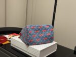 Louis Vuitton X Takashi Murakami Collaboration Cherry Series Denim Pillow Bag Shoulder Crossbody Tote - Image 9