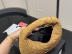 Yves Saint Laurent Calypso Hobo Emotional Black Gold Vintage Crescent Bag Matte Calfskin French Flair - Image 4