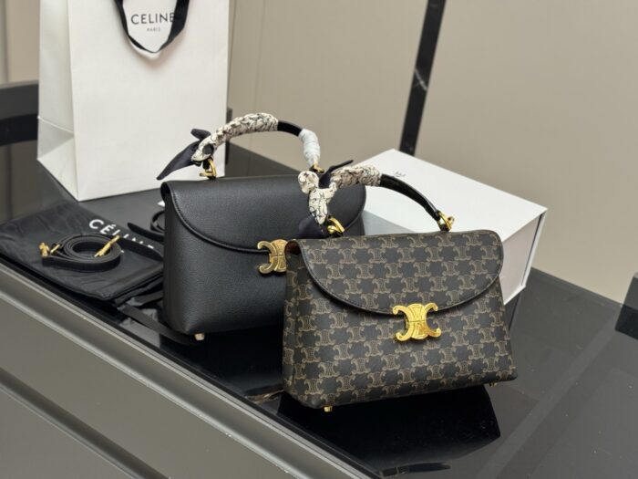 Celine Tilly 2025 New Arrival Vintage-Inspired, Seductive, Versatile Calfskin Mini Bag - Image 1