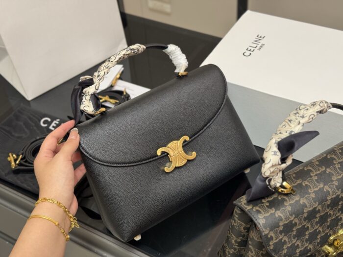 Celine Tilly 2025 New Arrival Vintage-Inspired, Seductive, Versatile Calfskin Mini Bag - Image 2