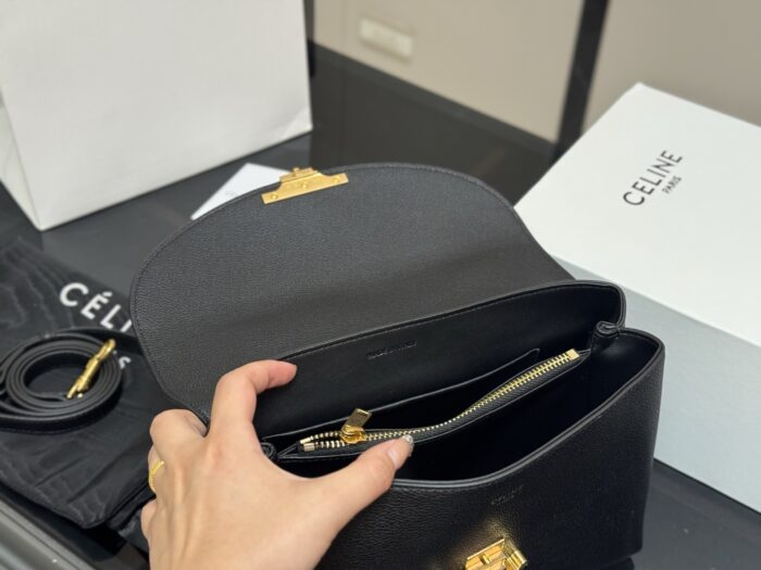 Celine Tilly 2025 New Arrival Vintage-Inspired, Seductive, Versatile Calfskin Mini Bag - Image 4
