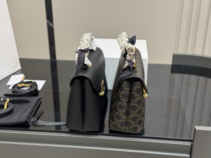 Celine Tilly 2025 New Arrival Vintage-Inspired, Seductive, Versatile Calfskin Mini Bag - Image 7