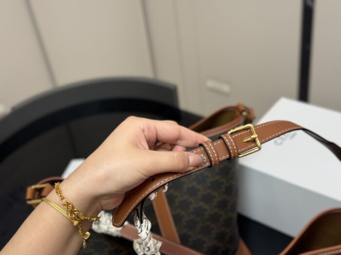 Celine Monogram Bucket Bag Timelessly Versatile Exceptionally Stylish - Image 3