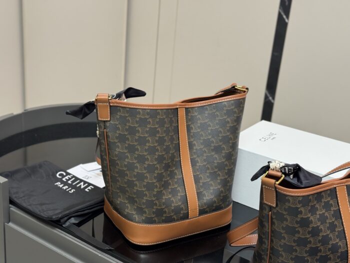 Celine Monogram Bucket Bag Timelessly Versatile Exceptionally Stylish - Image 5