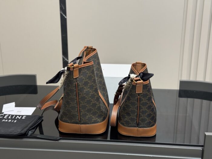 Celine Monogram Bucket Bag Timelessly Versatile Exceptionally Stylish - Image 6