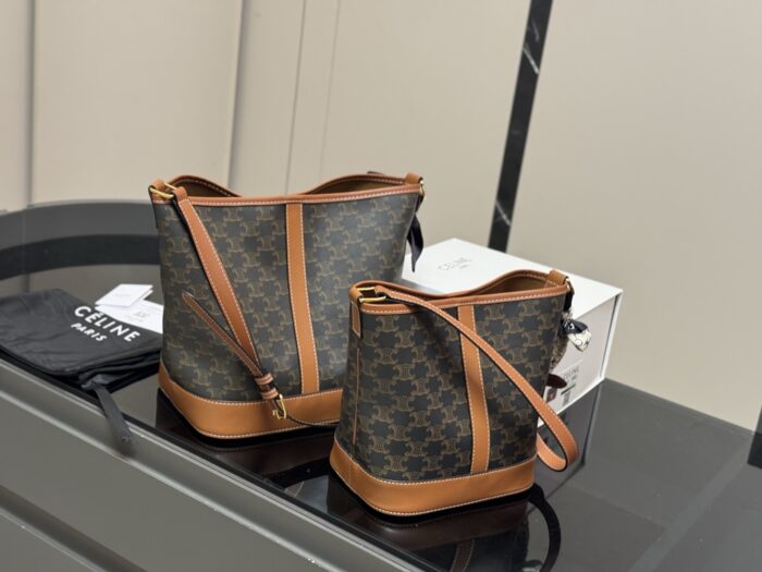 Celine Monogram Bucket Bag Timelessly Versatile Exceptionally Stylish - Image 7