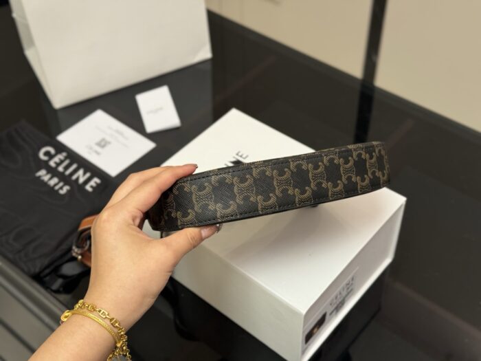 Celine Tilly 2025 New Arrival Vintage-Inspired, Sultry, Versatile Calfskin Mini Bag - Image 8