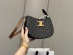 Celine Tilly 2025 New Arrival Vintage-Inspired, Sultry, Versatile Calfskin Mini Bag - Image 9
