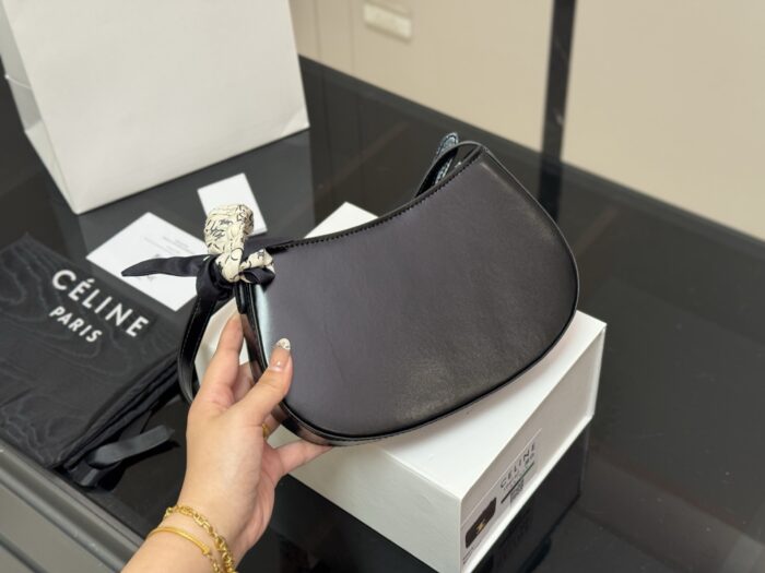 Celine Tilly 2025 New Arrival: Vintage-Inspired Versatile Calf Leather Mini Bag - Image 7