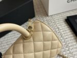 Chanel Cf Series Large Airport Bag - Quilted Pattern With Gold Buckle - Image 10
