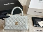 Chanel Coco Handle Grained Calfskin Handbag (Original Hardware) - Image 14