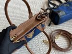 Prada Soft Lux Oil-Wax Leather Handbag/Shoulder Bag Ultra-Light Oil-Wax Leather With Included Long Shoulder Strap - Image 4