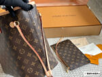 Louis Vuitton Neverfull Tote Authentic 163 Chip With Silk Scarf Extra-Large Capacity Detachable Zippered Clutch Colour-Changing Leather With Gift Box - Image 5