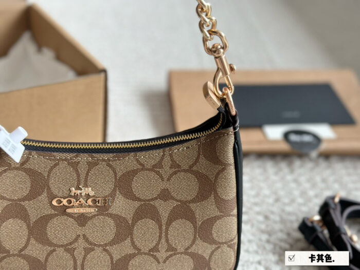 Coach Teri Replica Underarm Bag - Upgraded Hardware - Dual Straps For Crossbody Or Shoulder Carry - Image 2