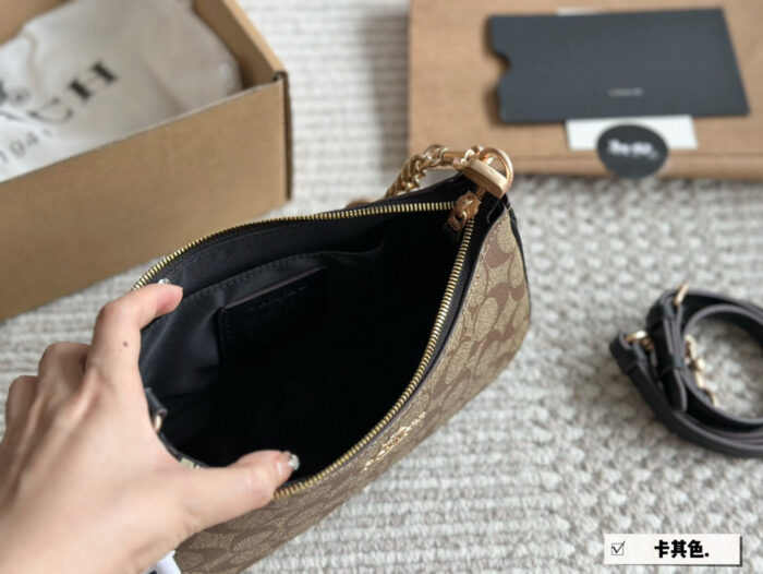 Coach Teri Replica Underarm Bag - Upgraded Hardware - Dual Straps For Crossbody Or Shoulder Carry - Image 8