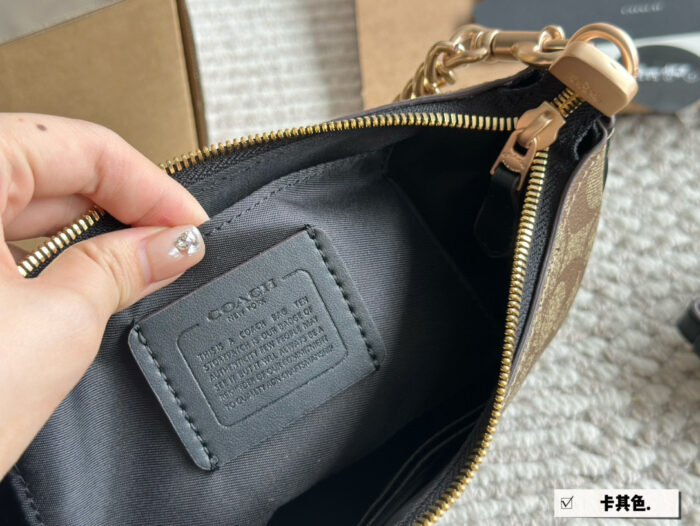 Coach Teri Replica Underarm Bag - Upgraded Hardware - Dual Straps For Crossbody Or Shoulder Carry - Image 9